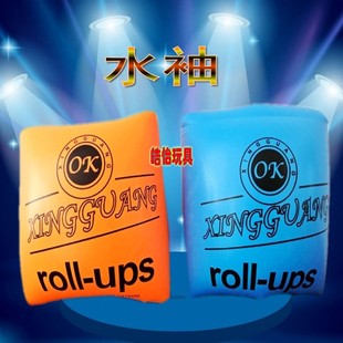 充气手臂圈圆水袖 儿童游泳圈成人充气游泳玩具泳袖 批 漂泳袖 新款