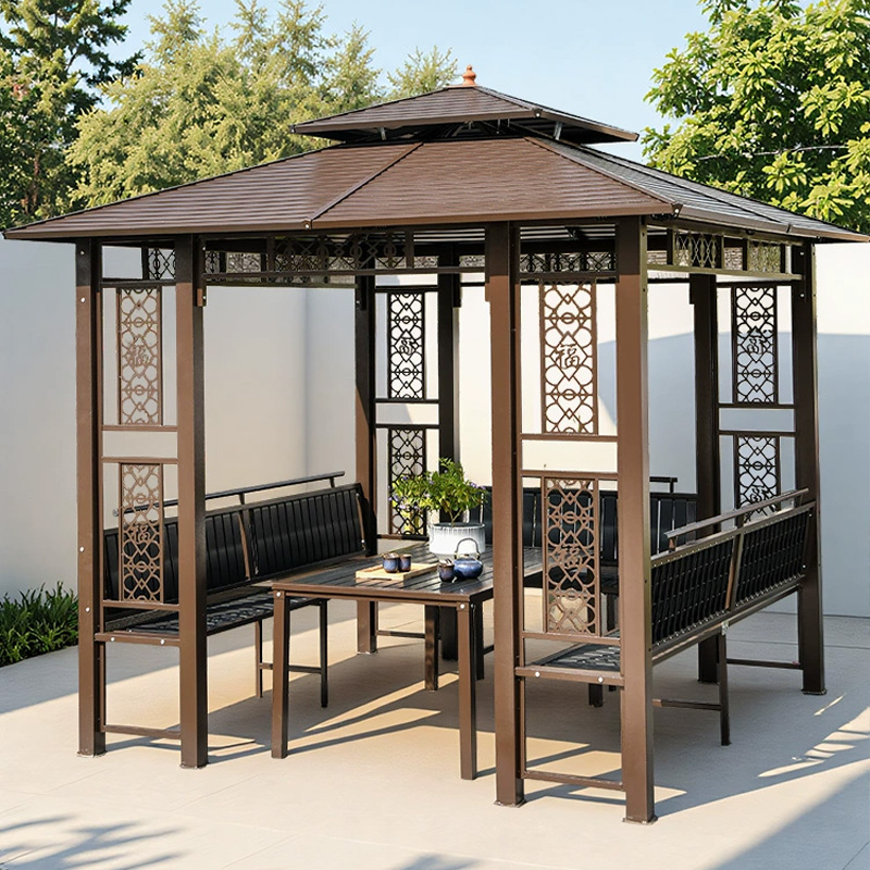 室外庭院花园遮阳棚别墅