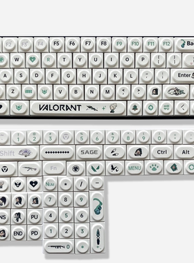 无畏契约个性积木瓦罗兰特游戏二次元风客制化键帽机械键盘键帽