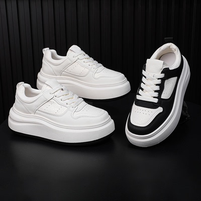 2026春季新款小白鞋时尚百搭厚底韩版透气休闲女鞋板鞋E61