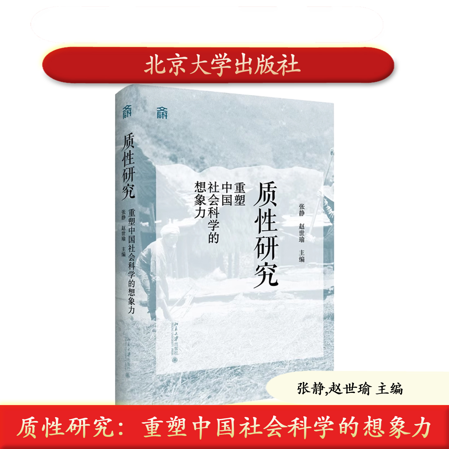 北大社正版 质性研究:重塑中国社会科学的想象力 张静,赵世瑜 北京大学出版社 9787301367636