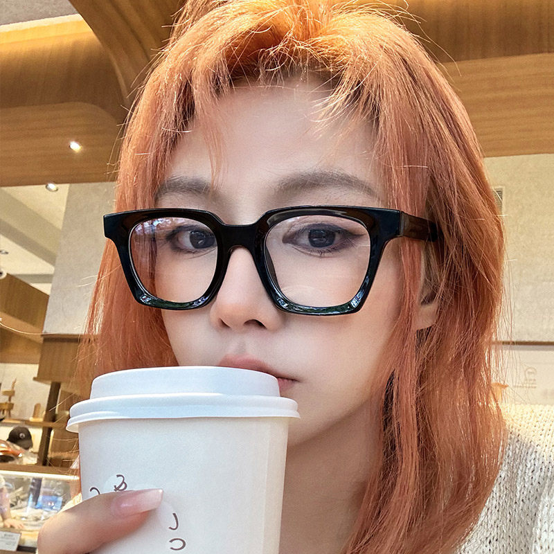 FITFORYOU黑框素颜平光镜女款