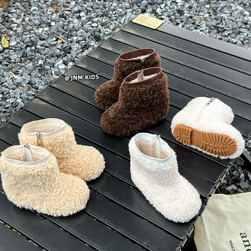 外穿宝宝雪地靴毛绒绒女童毛毛靴加厚保暖防滑抗寒韩版儿童短靴子,童鞋/婴儿鞋/亲子鞋,雪地靴,淘宝优惠券,粉丝福利购,淘宝优惠卷