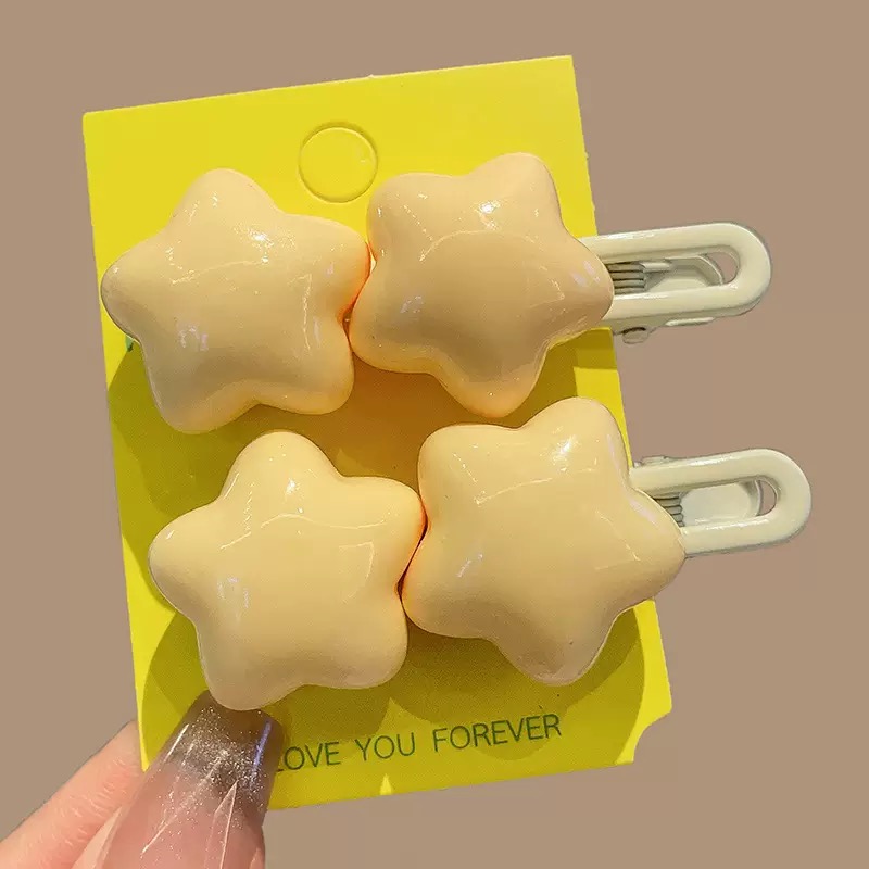 女宝宝可爱星星边边夹