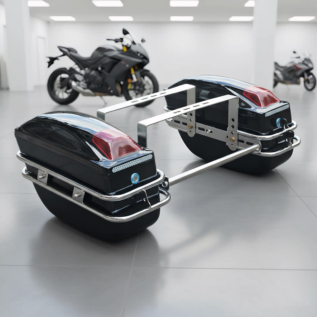 电动车尾箱后备箱侧箱大踏板车边箱跑车挂箱带支架电瓶车摩托通用