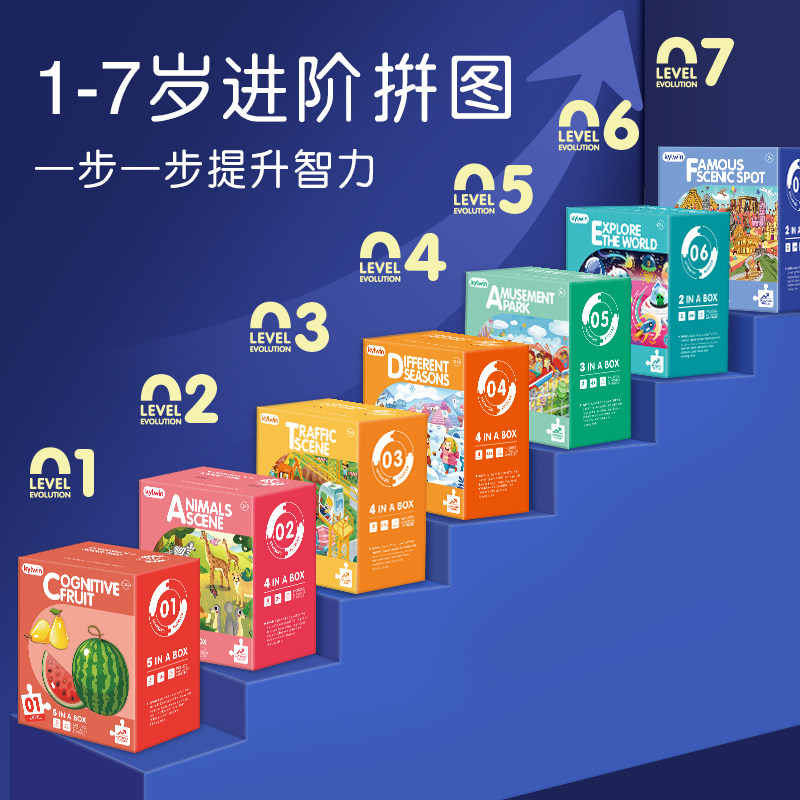 儿童进阶益智拼图大块宝宝幼儿启蒙早教玩具男孩女孩2-3-4-5岁|ruв категории игрушка/коляска/головоломка/блоки/модель, бусы/головоломка/в паре/демонтаж/бить игрушки, головоломка/деревоплита - от Buy2taobao.com для оказания профессиональной услуги покупки агента Taobao