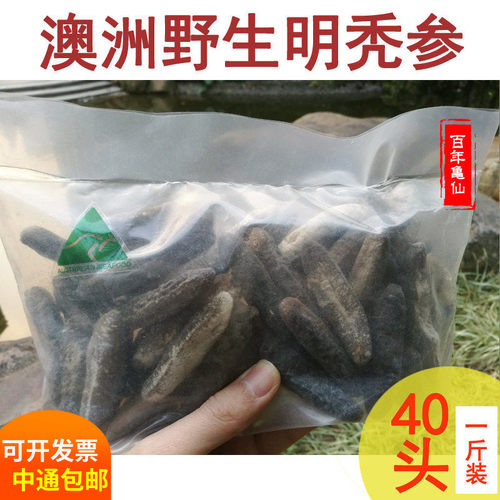 澳洲新西兰海参明秃参南极冷水北深海参孕妇纯淡干货正品礼盒500g - 封面