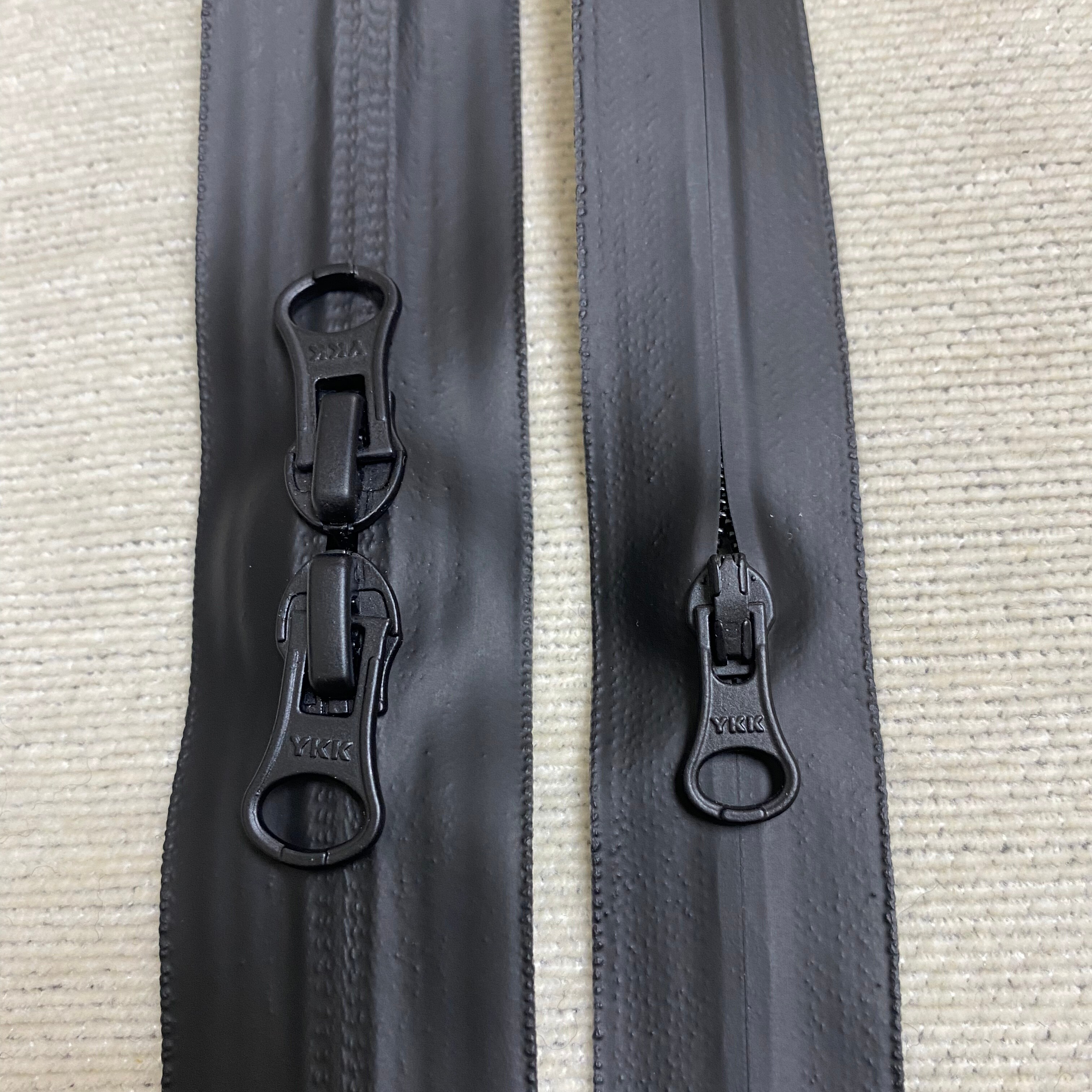 Ykkykk3号5号新款哑黑CZT10防水拉链任意剪码带无止口包用口袋