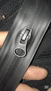 ykkczT10哑黑防水拉链3号5号YKK哑光黑防水码 带T10任意剪定做拉链