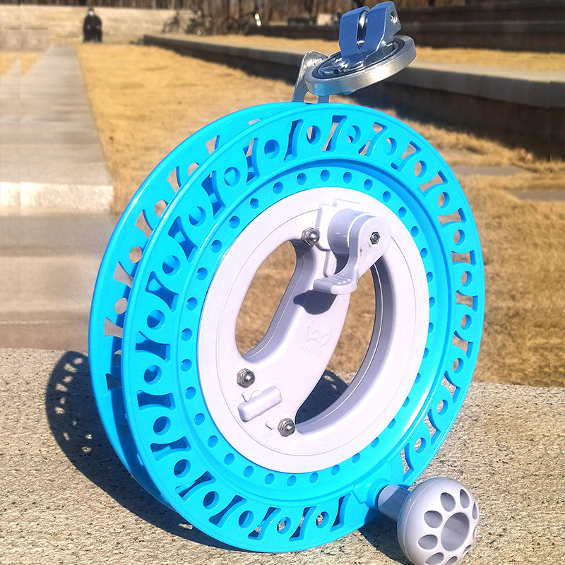 青云鸟q23塑料手刹风筝轮防倒转大轴承万向导超轻安全不伤手23款