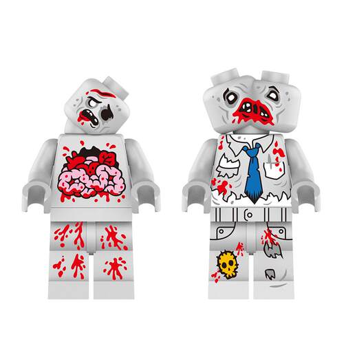 拼装玩具生化危机变异僵尸