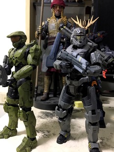 国产千值练士官长1/12光环致远星斯巴达B312贵族小队6号可动手办