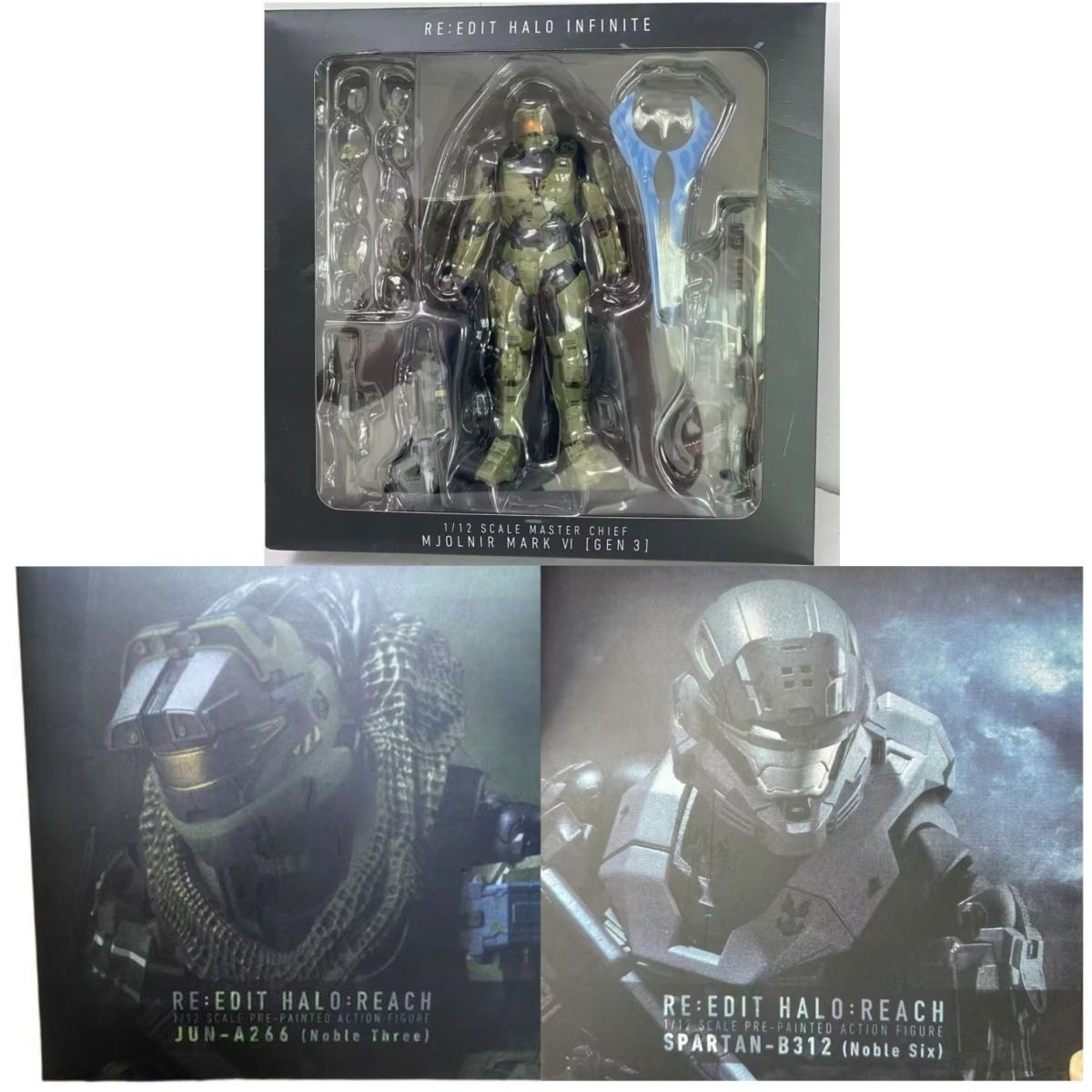 千值练士官长1/12光环致远星斯巴达B312贵族小队6号可动手办图片