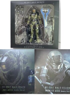 千值练士官长1/12光环致远星斯巴达B312贵族小队6号可动手办