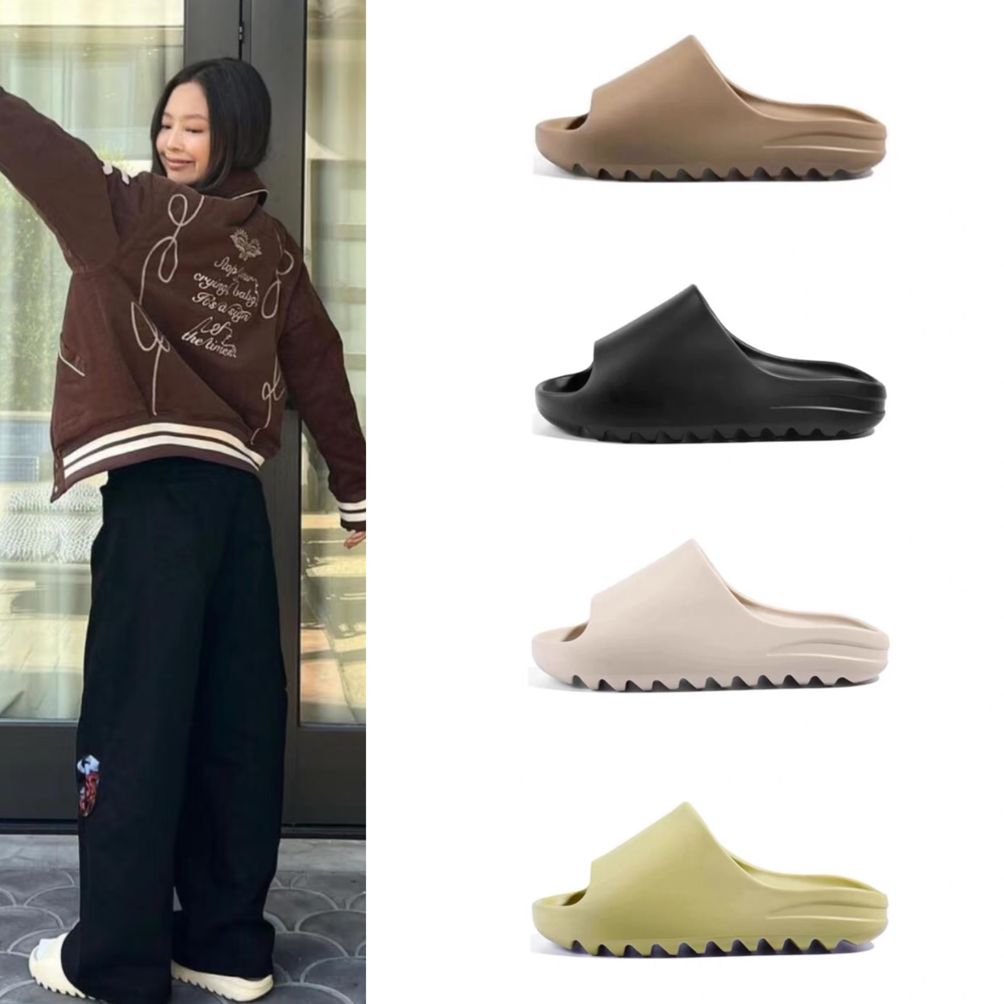 Jennei椰子拖鞋男女运动休闲一字拖踩屎感时尚eva情侣厚底沙滩拖,女鞋,一字拖,淘宝优惠券,粉丝福利购,淘宝优惠卷