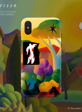 GENTLE REBELS 马蒂斯油画手机壳苹果14恶搞ins炫彩奇幻适用iphone15promax艺术家原创小众野兽派抽象美术馆