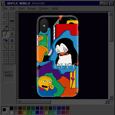 哭泣Gucci企鹅iphone15手机壳