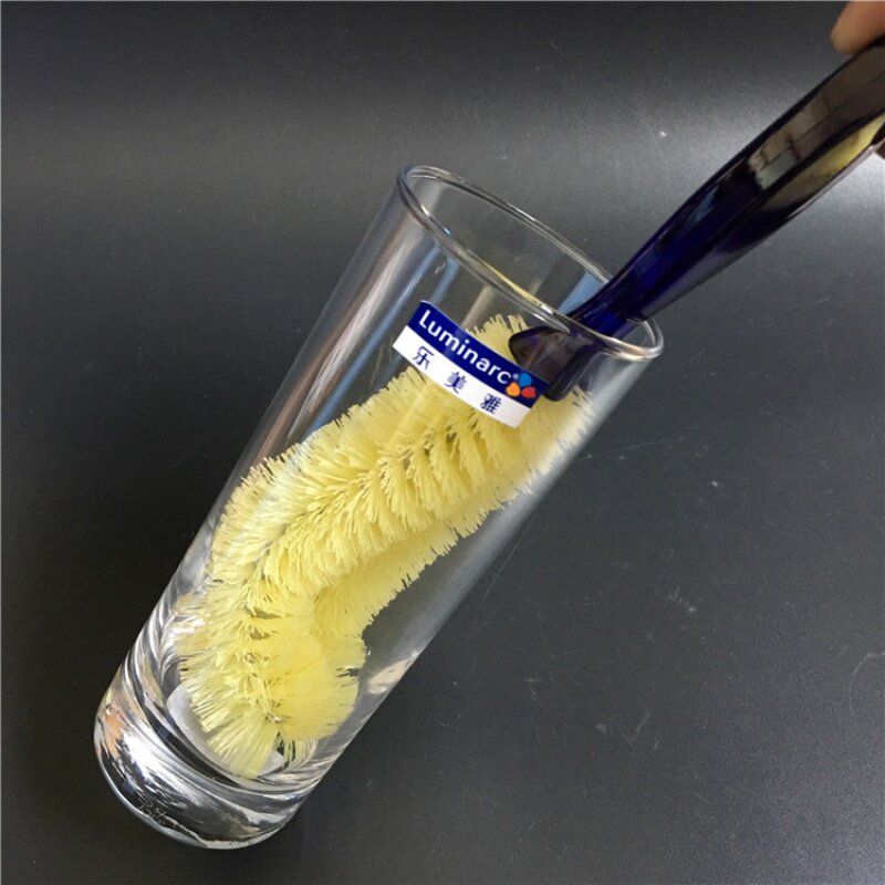 包邮 尼龙杯刷短柄弯头清洁刷大肚水壶清洗刷子水杯刷锅刷