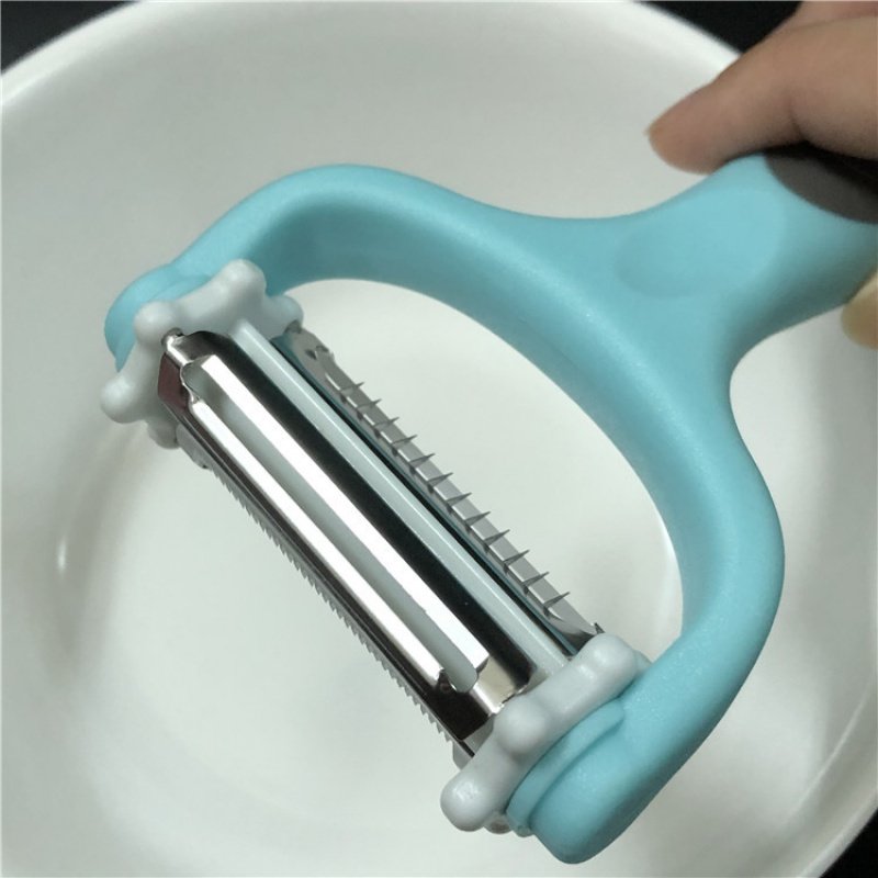 包邮 多功能削皮器厨房果瓜去皮刀土豆水果刨皮器旋转刨萝卜丝刨