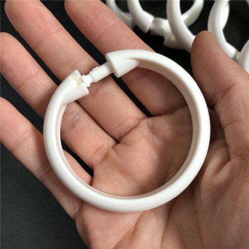 包邮KM浴帘挂环49mm窗帘挂勾圆