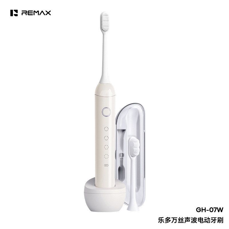 REMAX睿量乐多万丝声波电动牙刷磁悬浮马达技术4种清洁模式不伤牙
