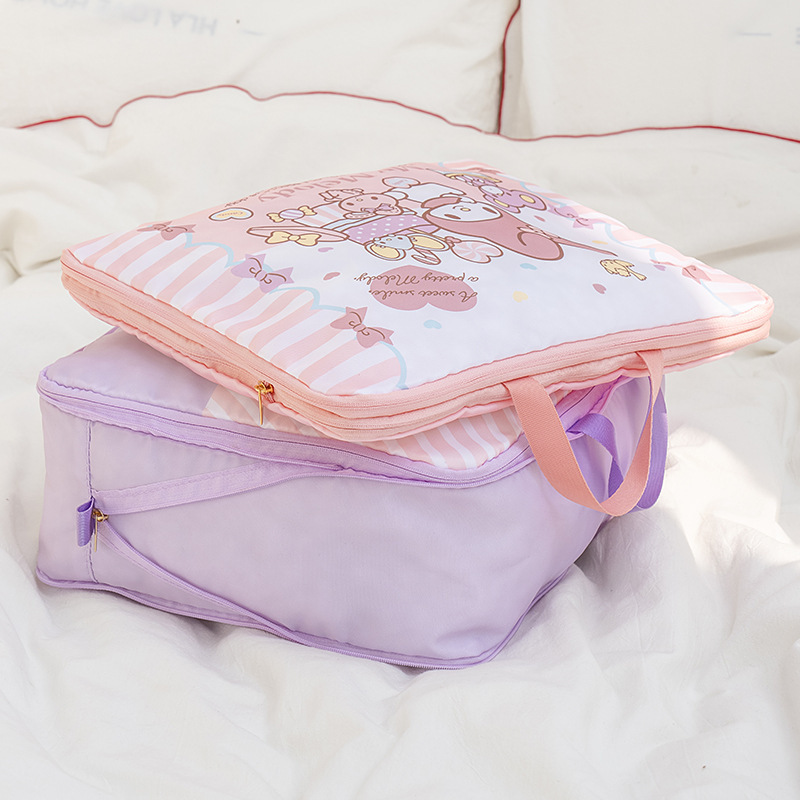 儿童衣物收纳袋三丽鸥羽绒服整理压缩袋旅行出游开学季行李收纳包