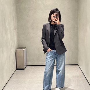 THEORY羊毛混纺两粒扣修身西装外套I0301199