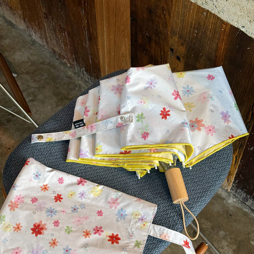 碎花晴雨伞彩胶防晒太阳伞遮阳