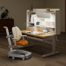 爱果乐学而不凡儿童学习桌小学生可升降实木调节写字桌家用桌套装