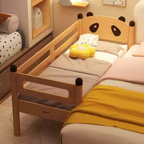 爱果乐加宽儿童拼接床