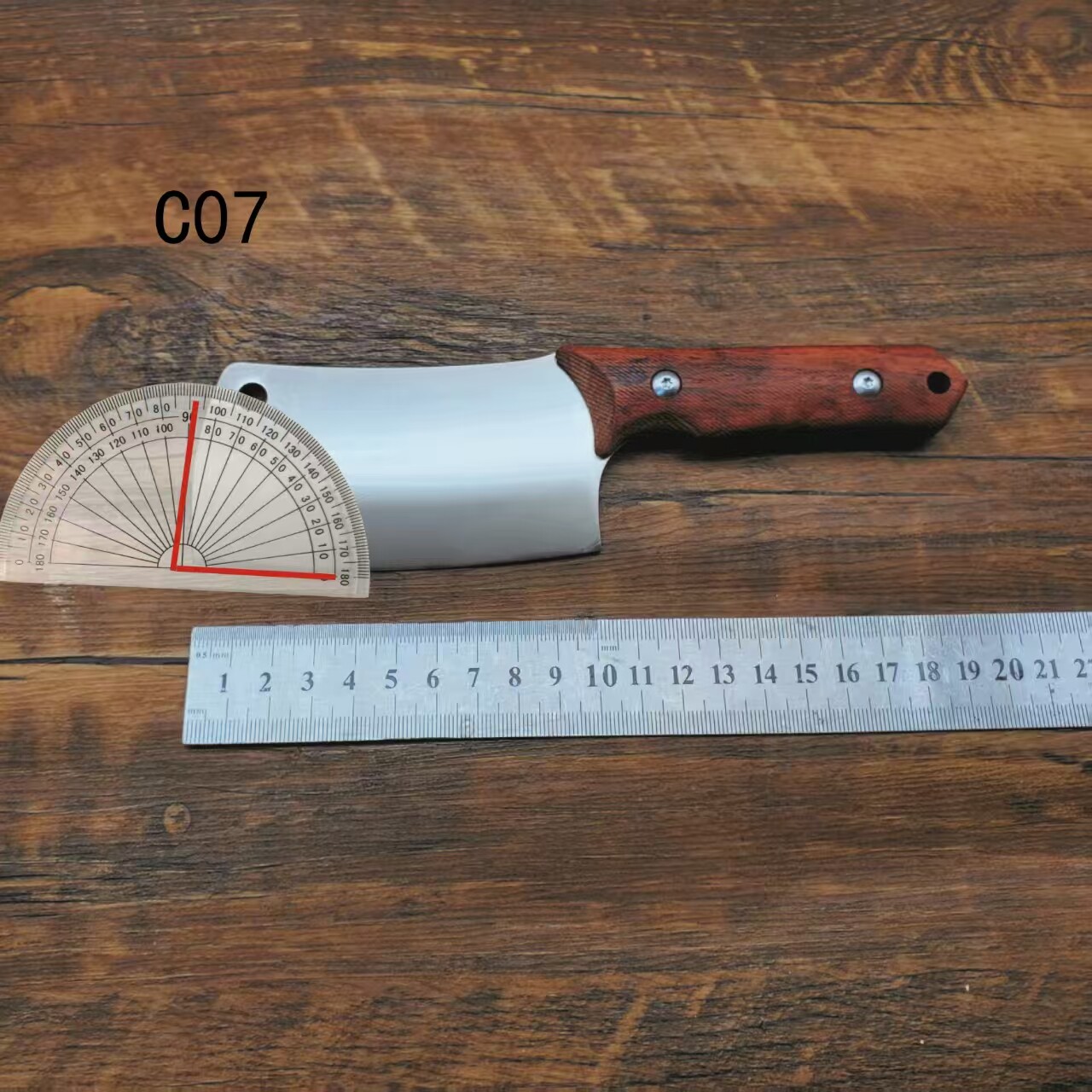 锻打加硬不锈钢多用途半成品小菜刀c07