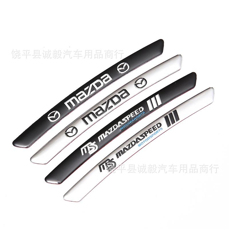 适用于马自达6 昂克赛拉CX5CX4轮毂装饰贴标MS轮眉轮胎改装