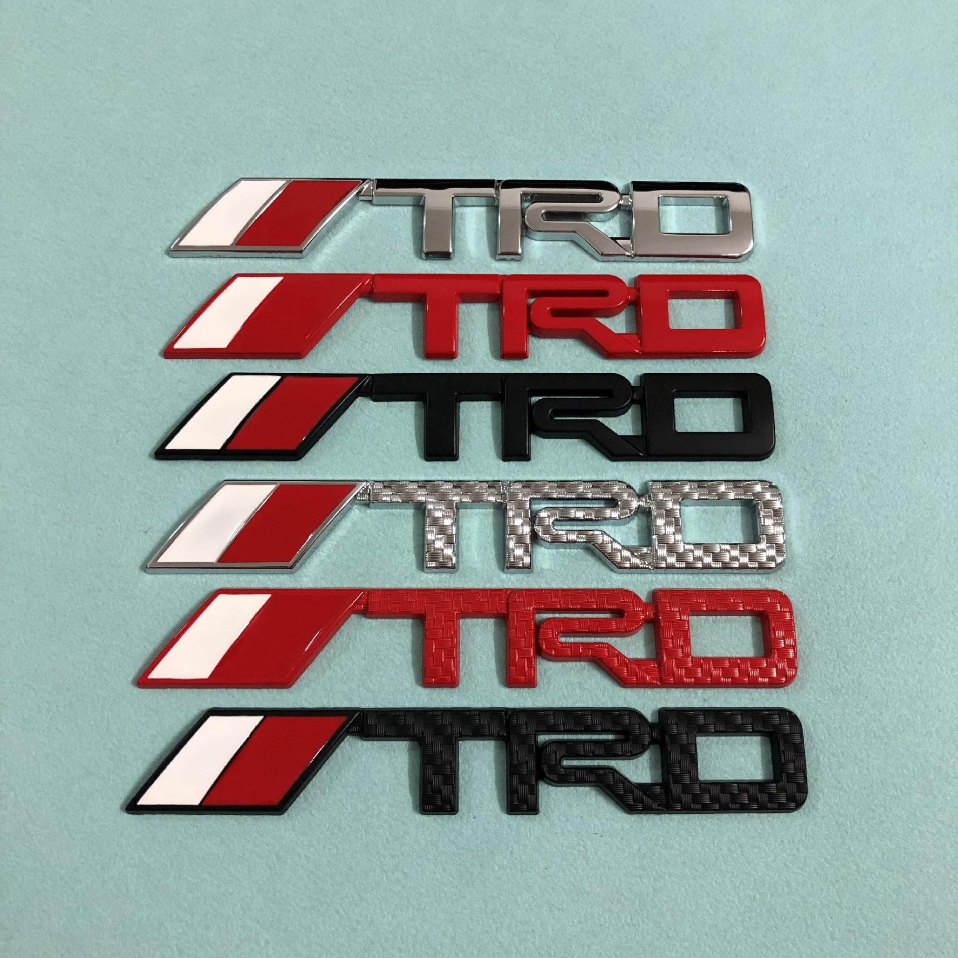 TRD车标 适用丰田锐志凯美瑞改装金属贴标 trd中网标个性尾标