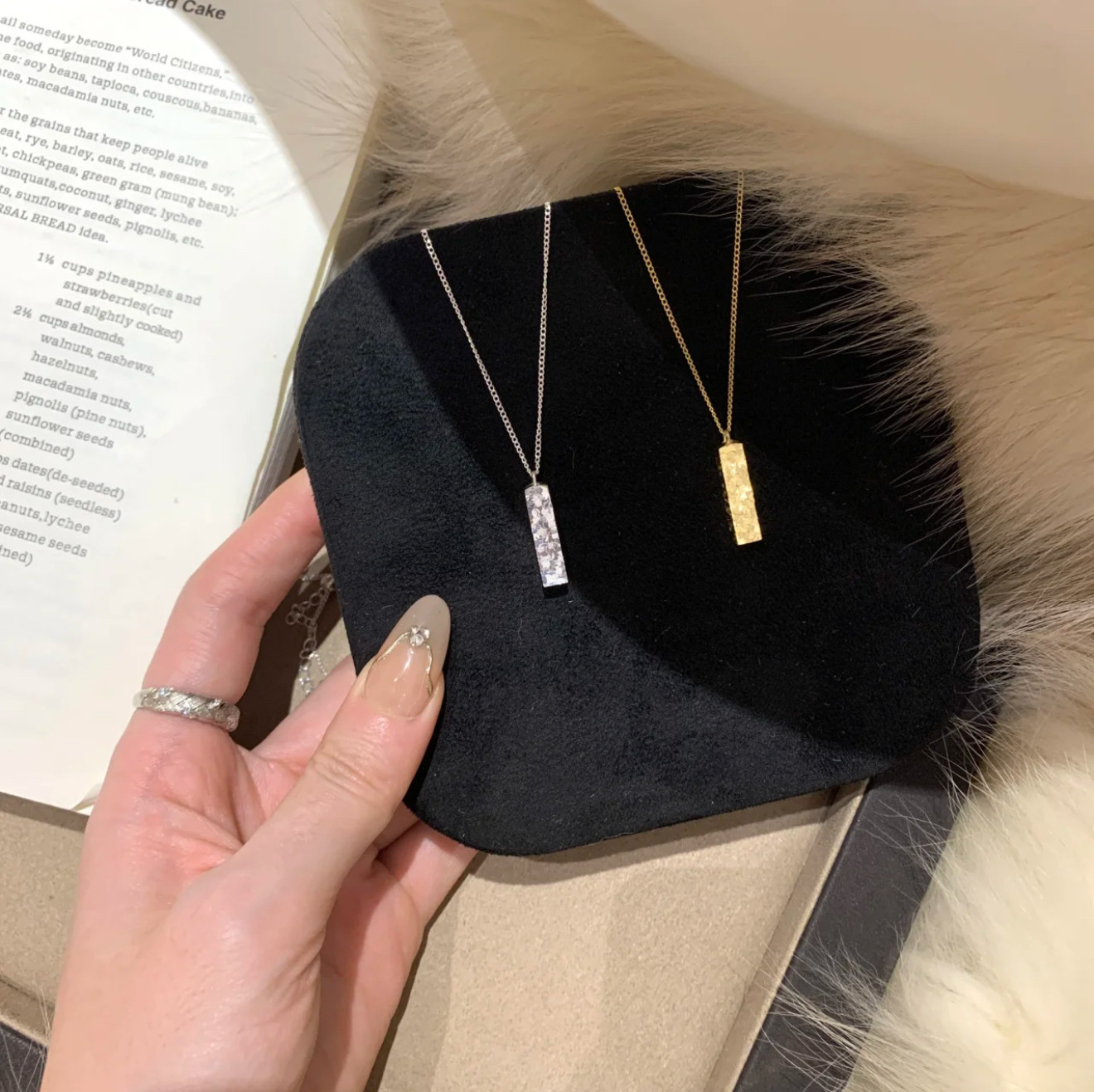 四方来财S925纯银碎冰冰无事柱项链超闪新中式百搭首饰珠宝感送礼