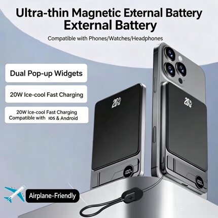 【CCC】10000mAh Powerbank Magsafe External Battery充电宝磁吸