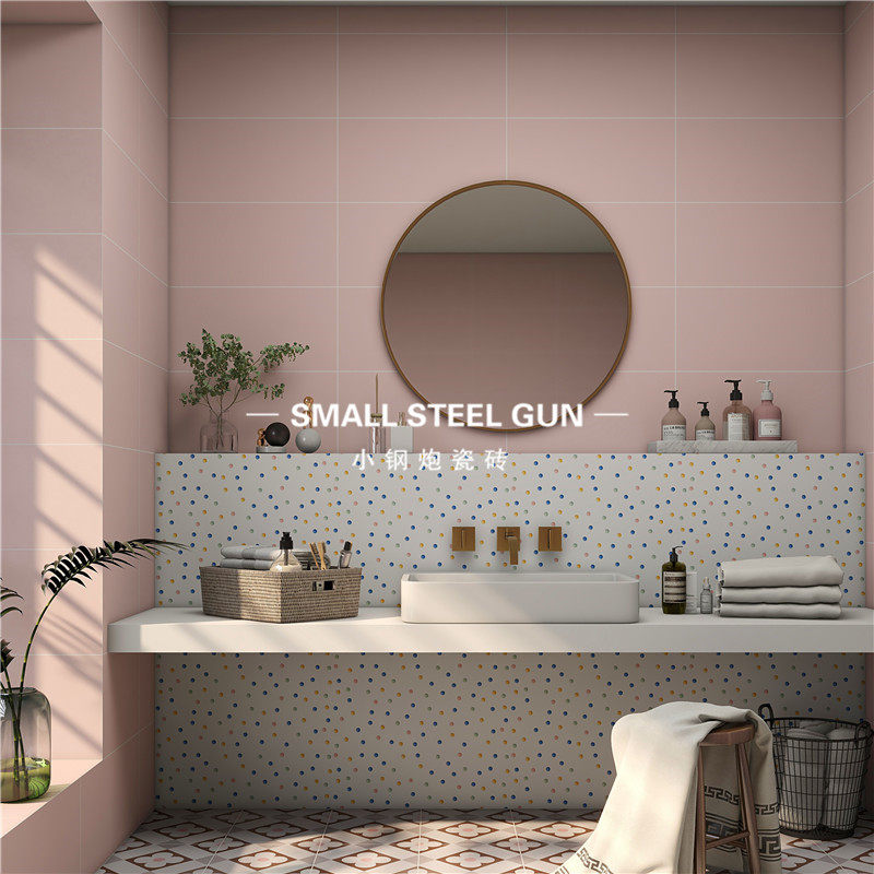 北欧风彩色马卡龙瓷砖 300x600简约纯色仿古砖厨房卫生间墙砖地砖
