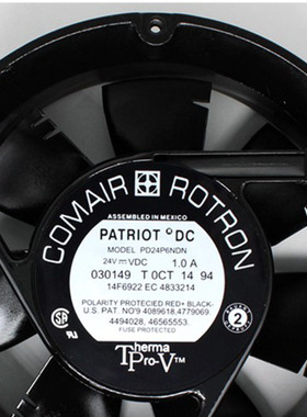 PD24P6NDN原装康姆罗顿COMAIR 24V 1.0A全圆铝框变频器风扇172*51