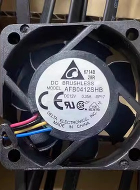 AFB0412SHB 全新原装台达 4015 12V0.35A 大风量双滚珠测速风扇
