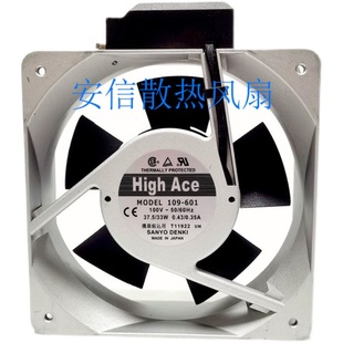 601 Sanyo铝框风机220V 641 16CM 604 603 644 643 642 602 109