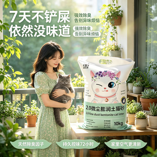 结团快强除臭几近无尘低粉尘猫咪