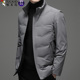 中年加厚保暖立领白鸭绒轻薄外套男 冬季 啄木鸟羽绒服外套男士 短款