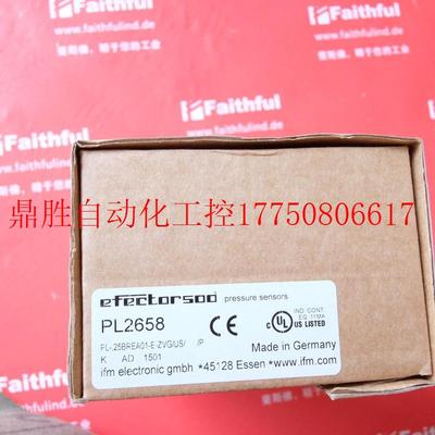 议价Ifm PL2658 易福门全新压力传感器 PL-,25BREA01-E-ZVG/U现货