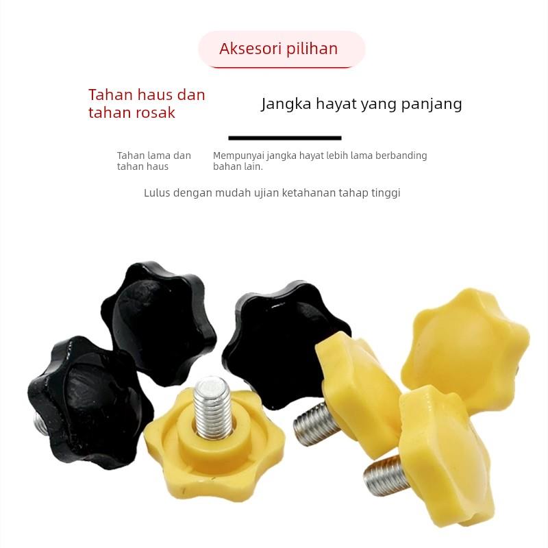 通用摩托车雨伞螺丝电动车支架手拧螺丝固定夹螺丝8mm带手柄螺母