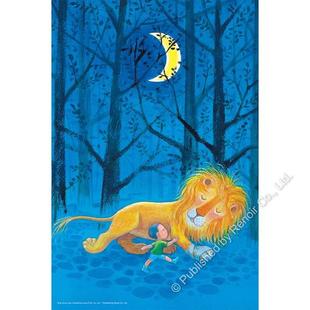 雷诺瓦益智玩具勇敢前进/同一个月亮/几米/夜光300片纸质卡通拼图