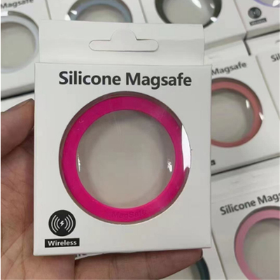 适用手机引磁环液态硅胶magsafe磁吸引磁贴片支持无线充电磁铁圈