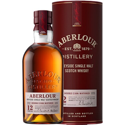 雅伯莱 亚伯乐12年双桶单一麦芽威士忌700ml原装进口现货Aberlour