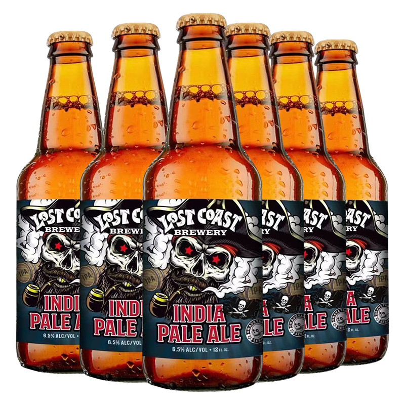 美国进口精酿迷失海岸海盗船长社交IPA啤酒355ML*6瓶