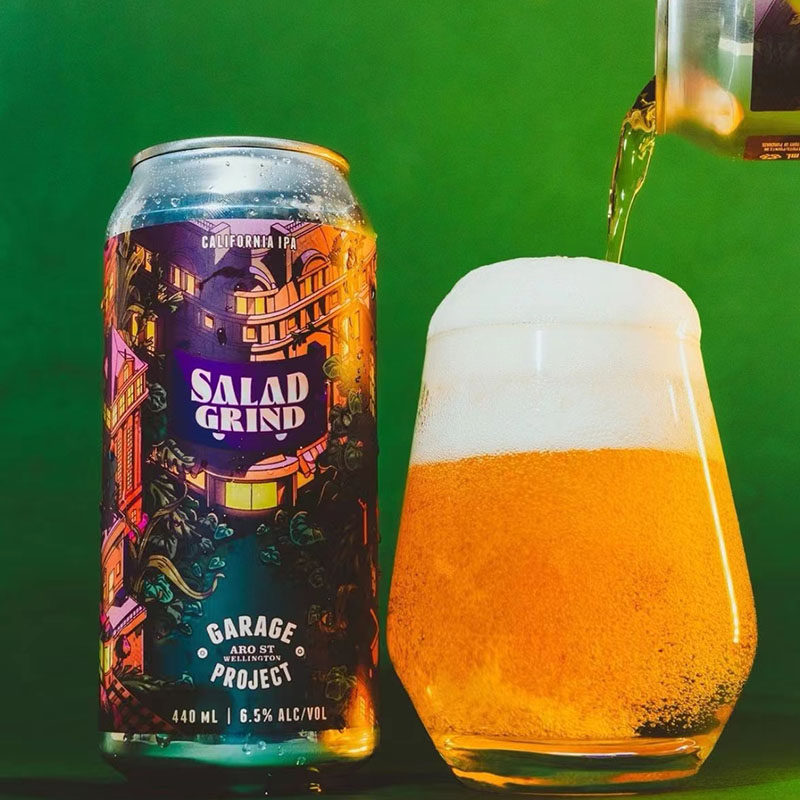 车库计划酒花沙拉加州IPA 美式IPA 新西兰精酿啤酒440ml*6罐