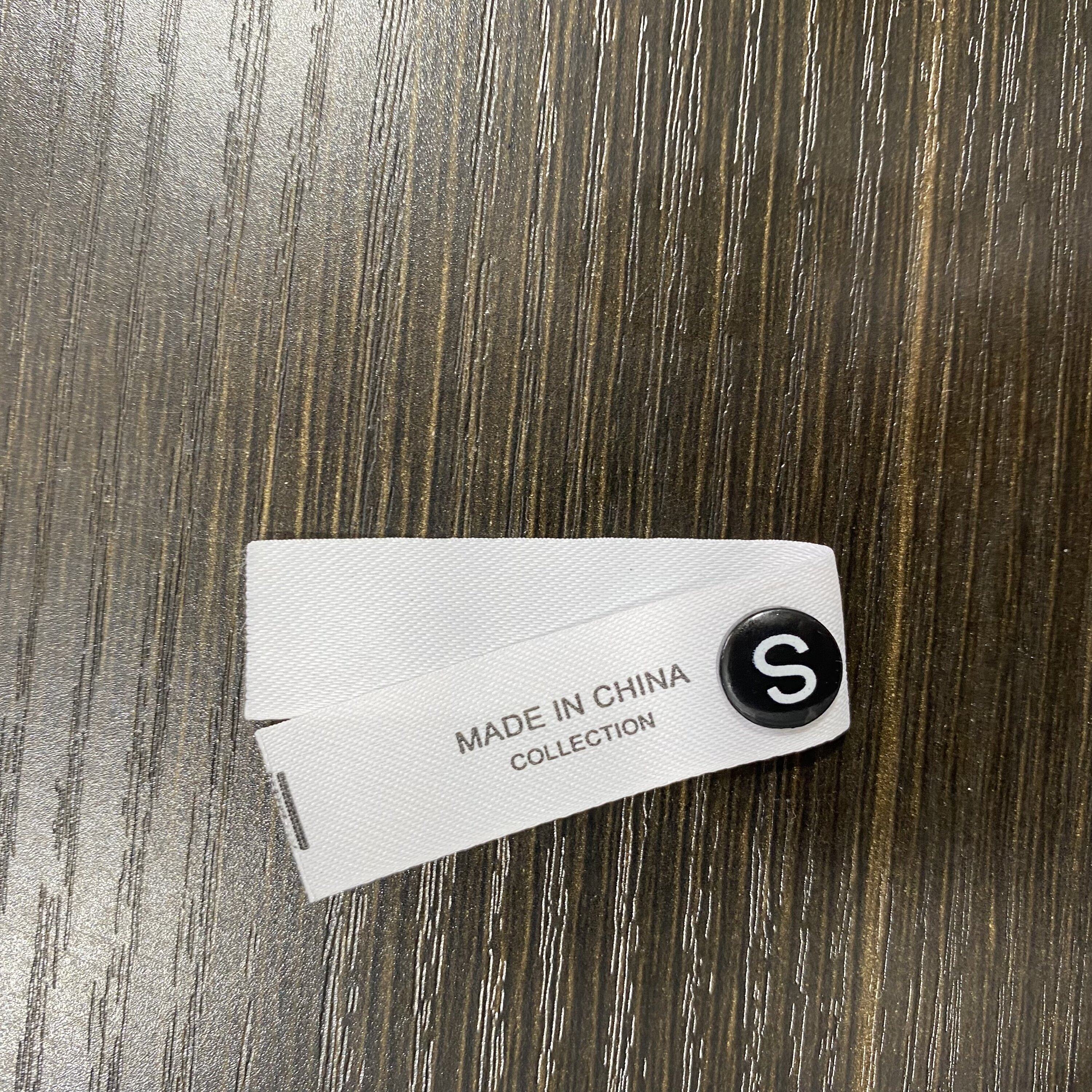 布标尺码扣圆形尺码标尺码粒分码按扣made in china现货服装配件