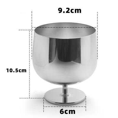 意大利风格 ALE 红酒杯 高杯摆件18/10不锈钢工艺品高端美学摆件